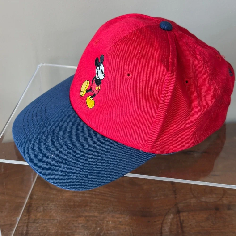 Vintage Disney Mickey Mouse Baseball Cap SnapBack Hat Walt Disney World YOUTH - Picture 3 of 11